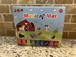 Baby Musical Mats with 25 Music Sounds, Musical Toys Child Floor Piano New in box From a smoke, pet free and clean...