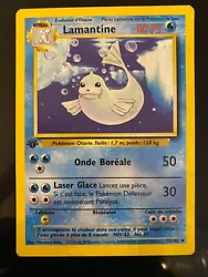 Carte Pokémon Unco Lamantine 25/102 Set de Base Édition 1 Wizards FR.