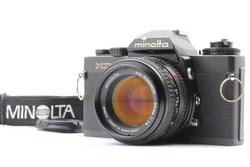 [Near MINT] Minolta XD-S Black Film Camera MD Rokkor 50mm f/1.4 Lens From JAPAN. Incredible condition, looks barely...
