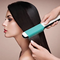 Great Assistant for Straightening hair: Our comb for flat iron has a fine teeth design to make hair straightening a...