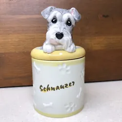 DNC Collections Schnauzer Dog Treat Cookie Jar 8