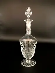 Saint Louis is one of the finest crystal manufactures in the world since 1586. Decanter is signed in center bottom with...