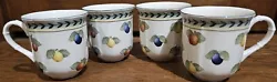 Villeroy & Boch French Garden Fleurence Mugs. Set of 4 (2 sets are available).
