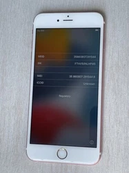 Apple iPhone 6s Plus - 32 Go - Or Rose. Dernière version installée : iOS 15.7.6. Pas de rayures profondes.
