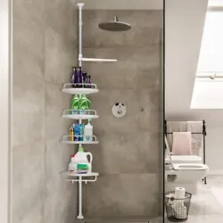 With this shower shelf organizer, you always have all of your bathroom accessories right within easy reach when youre...