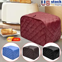 Colo r:Red，Brown，Blue，Black Toaster Cover,A Good Protector for Your toaster! ◆1 x Toaster Cover. ◆Machine...