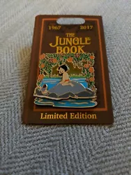 disney The Jungle Book limited edition 50th anniversary pin baloo mowgli.