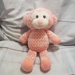 This Kellytoy Chevron Monkey Coral Orange Plush Stuffed Animal is a perfect addition to your collection. With its...