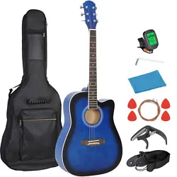 The Guitar is suitable for begineners, you can use the guitar to train your favorit song. It is made of an all wood...