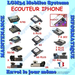 Ecouteur interne, petit haut-parleur du haut de lIphone.