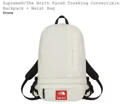 Supreme The North Face Trekking Convertible Backpack and Waist Bag Item in handWater resistant recycled nylon ripstop....