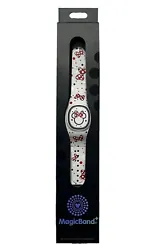 Disney Parks Minnie Red Bow Icon Polka Dot White Magicband+ Plus Unlinked - NEW.
