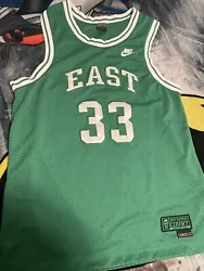 NIKE LARRY BIRD LARGE Supreme Court Edition #33 EAST Green. Good almost new condition. Sz Large . Authentic! Shipped...
