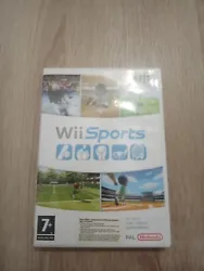 Jeu Nintendo Wii Sports Très Bon Etat Avec Manuel. Jeu vendu avec la boîte dorigine.