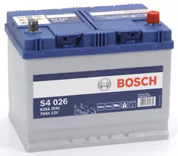 La batterie Bosch S4026 est 100% sans entretien: une fois montée, la batterie est prête à l’emploi. Vous n’avez...