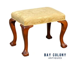We have dated this footstool to either the late 19th or early 20th century and we believe that it was custom made for a...