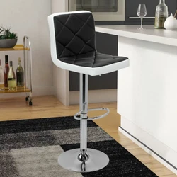 Our bar stools are padded with high resilience sponge and covered with PU leather, the stools are ergonomically...