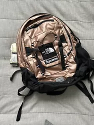 2018 S/S Supreme x The North Face Metallic Borealis Backpack Rose Rose Gold100% AuthenticPre-Owned Supreme x The North...