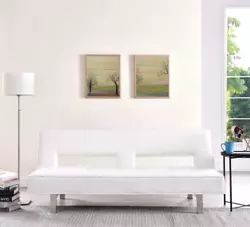 Contemporary modern reclining futon sofa bed. Versatile multi use futon sofa bed. Futon sofa weight: 79.36 lbs. Futon...