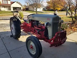 1948 Ford 8N Tractor Funk Conversion. Runs like a champ.  Originally a 4 cylinder but has been converted to a 6...
