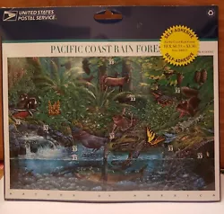 Pacific Coast Rain Forest 33 cent stamps full sheet Sealed.