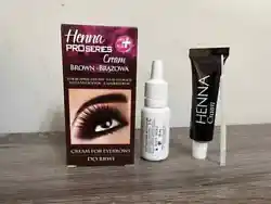 Henna for EYEBROWS. nice and deep color of your eyebrows. Applicator with comb. Tube with color cream 15ml.