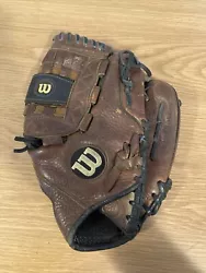 Wilson A905 3X A0905 Rustic Leather 11.75” Baseball Glove Mitt RHT First Base. Perfectly broken in. No defects.