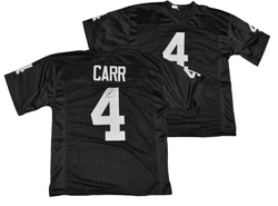 Derek Carr Las Vegas Raiders Autographed Custom Jersey. Actual item pictured. This item comes with a PSA COA for...