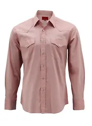 It also features classic spread collar, two snap button flap chest pockets & a curved hem. Spread Collar. Front snap...