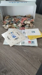 gros lot vrac timbres Belgique.