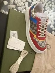 Gucci Mens Chunky GG Multicolor Sneakers New SS23. they have been worn once they remain new as in the photos
