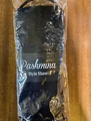 Elegant Solid Color Pashmina Shawl Scarf Blackfor Women Great Xmas Gift!🎁. Shipped with USPS First Class.