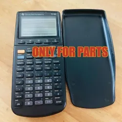 This item is being sold for parts or not working. TI-86 graphing calculator with no cracks to screen Turns on as shown...