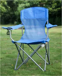 The camping chair with one cup holder is ideal for all ages. Its light in weight, making it easy to carry.