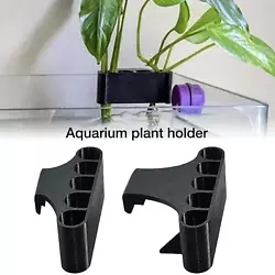Breathable Hole Design: There are many holes at the bottom of the Fish Tank Plant Holder to ensure that water can flow...