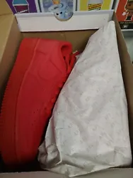 🔥 Nike Air Force 1 LV8 (GS) Low Triple Red University Shoes Sneakers 7Y