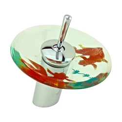 Single Hole Waterfall Faucets: Perfect for recessed & above counter sinks. Features a modern solid brass joystick style...