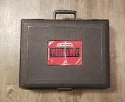 Nintendo Virtual Boy BLOCKBUSTER Rental Hardshell Storage CASE ONLY. Foam on the inside is a bit flaky and the big...