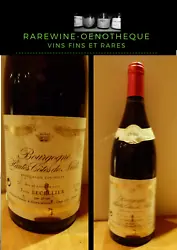 Hautes Côtes De Nuits. Sale to minors prohibited. Tasting Note. a great wine. see photo.