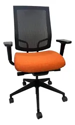 This is a beautiful swivel chair by SitOnIt Seating. The seat is a very colorful orange and is very soft and...