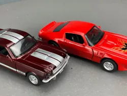 1/32 2X New Ray 1966 Shelby G.T. 350 & 1973 Pontiac Firebird, Speedy Pull Back. Im very excited to bring you this item.