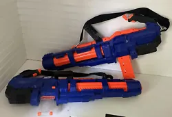 Tested and working. Very clean. Two (2) Nerf E2865 Elite Titan CS-50 Toy Blaster Mini gun Automatic Discontinued.