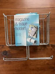 InterDesign Magazine & Tissue Holder for Bathroom NEW!.
