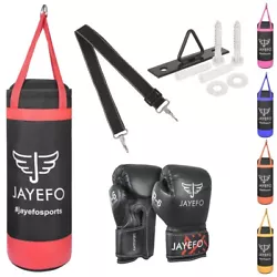 Jayefo MMA Punching Bag Can Be Used In Boxing, MMA, Karate, Judo, Muay Thai, Kickboxing, Self Defense Training And Many...