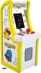 Title: Arcade1Up PAC-MAN™ Arcade1Up Jr. with Stool Assembled. Hey, we’re all young at heart, but for our kids who...