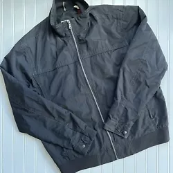 Men’s Tommy Bahama Black Windbreaker Jacket Size Large. -Tommy Bahama-Large-Black -Full zip-Approx. 26” shoulder to...