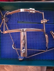 Dingman Mouth Gag. Mouth Gag, Complete with 3 Tongue Blades, 2 Retractors.