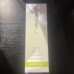 New In Box Mary Kay Clear Proof Deep Cleansing Charcoal Mask 4 oz Full Size.