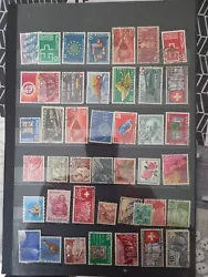 Lot 100 Timbres Suisse..