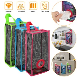 Fit for Kitchen, bedroom, garage, office, restroom, etc. Type Plastic Bag Holder. 🍀Made of high-quality PVC fabric...